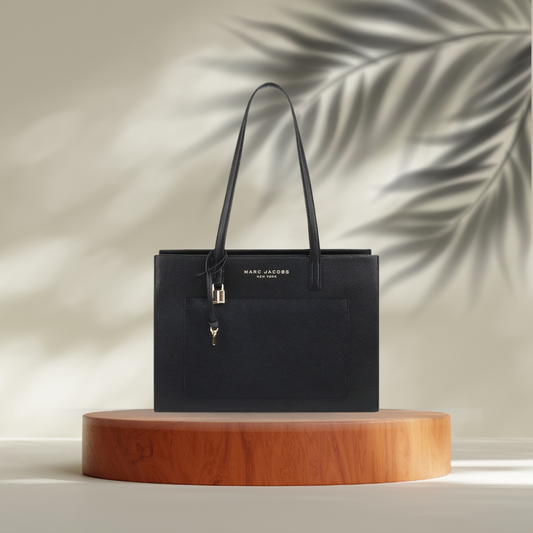 Premium Marc Jacobs-Inspired Black Tote Bag
