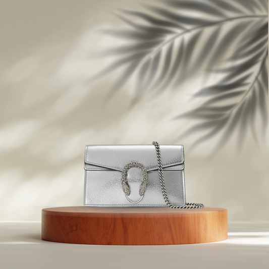 Silver Chain Bag-Dionysus Inspired