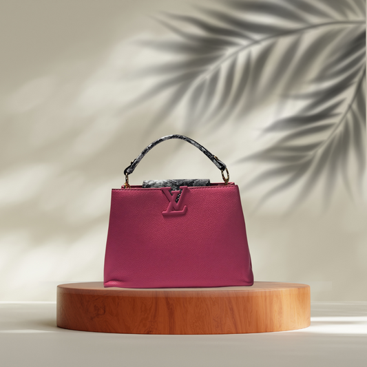 Premium Imported Pink Louis Vuitton-Inspired Handbag