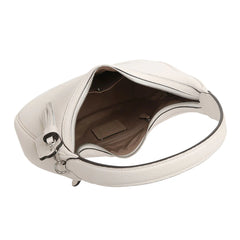 Premium White Coach-Inspired Hobo Bag