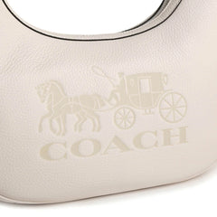Premium White Coach-Inspired Hobo Bag