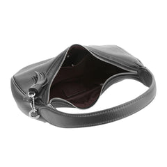 Premium Black Coach-Inspired Hobo Bag