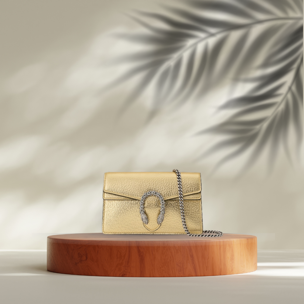 Golden Chain Bag-Gucci Dionysus Inspired
