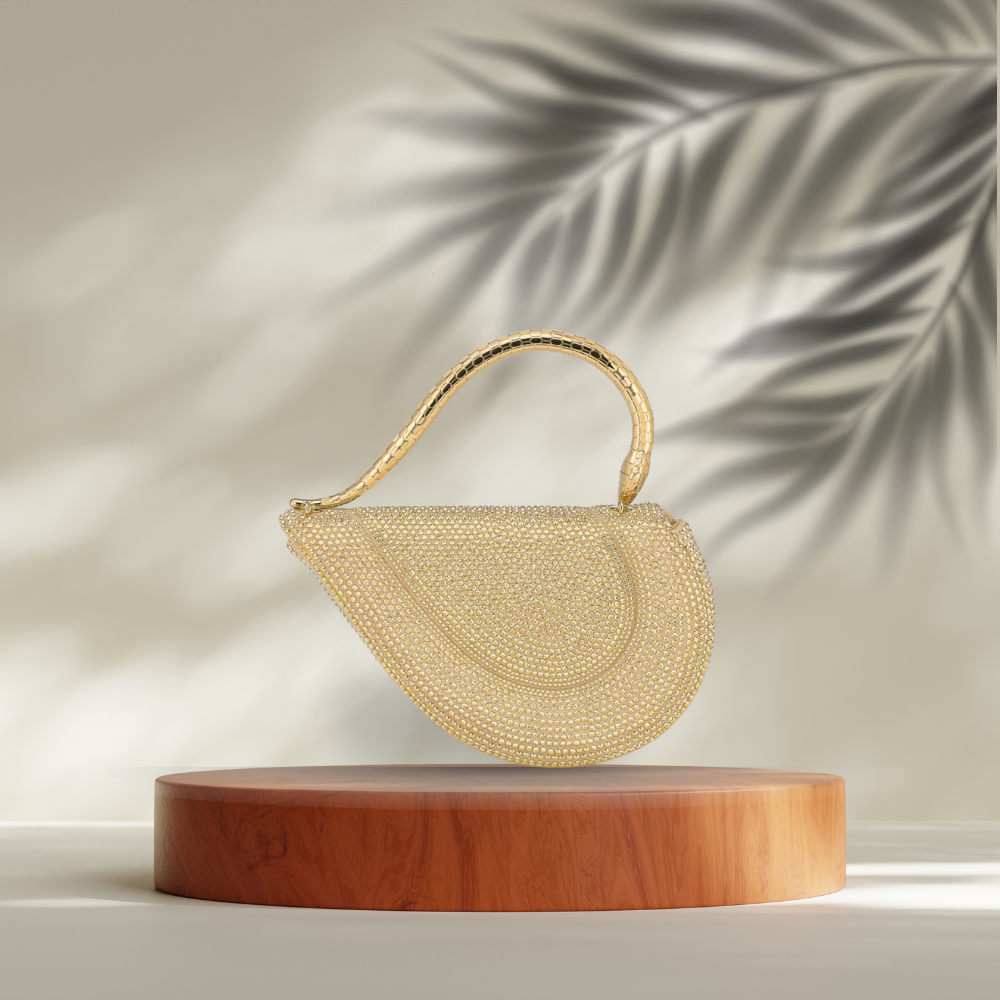 Serpenti Golden Handle Bag – Designer Inspired