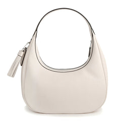 Premium White Coach-Inspired Hobo Bag