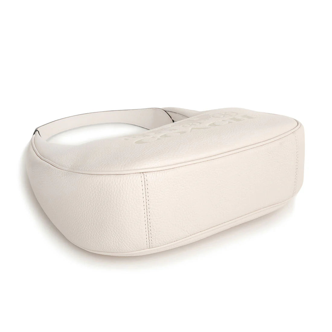 Premium White Coach-Inspired Hobo Bag