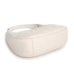 Premium White Coach-Inspired Hobo Bag