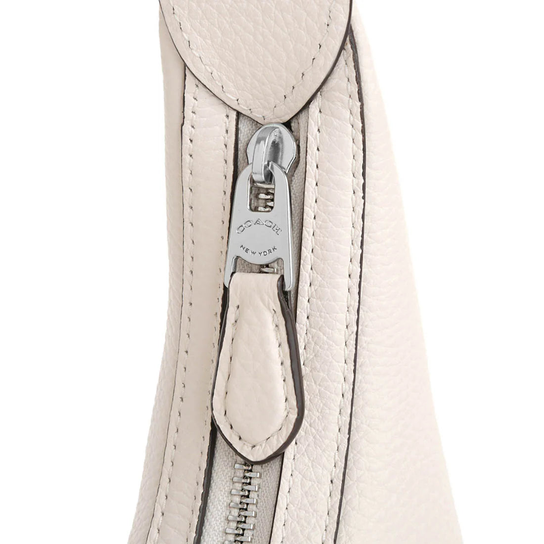 Premium White Coach-Inspired Hobo Bag