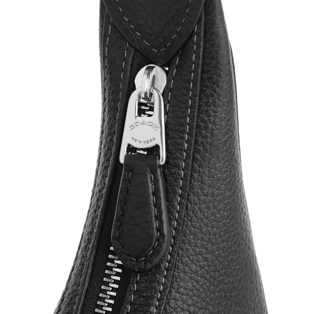 Premium  Black Coach-Inspired Hobo Bag