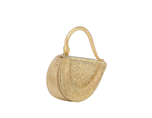 Serpenti Golden Handle Bag – Designer Inspired
