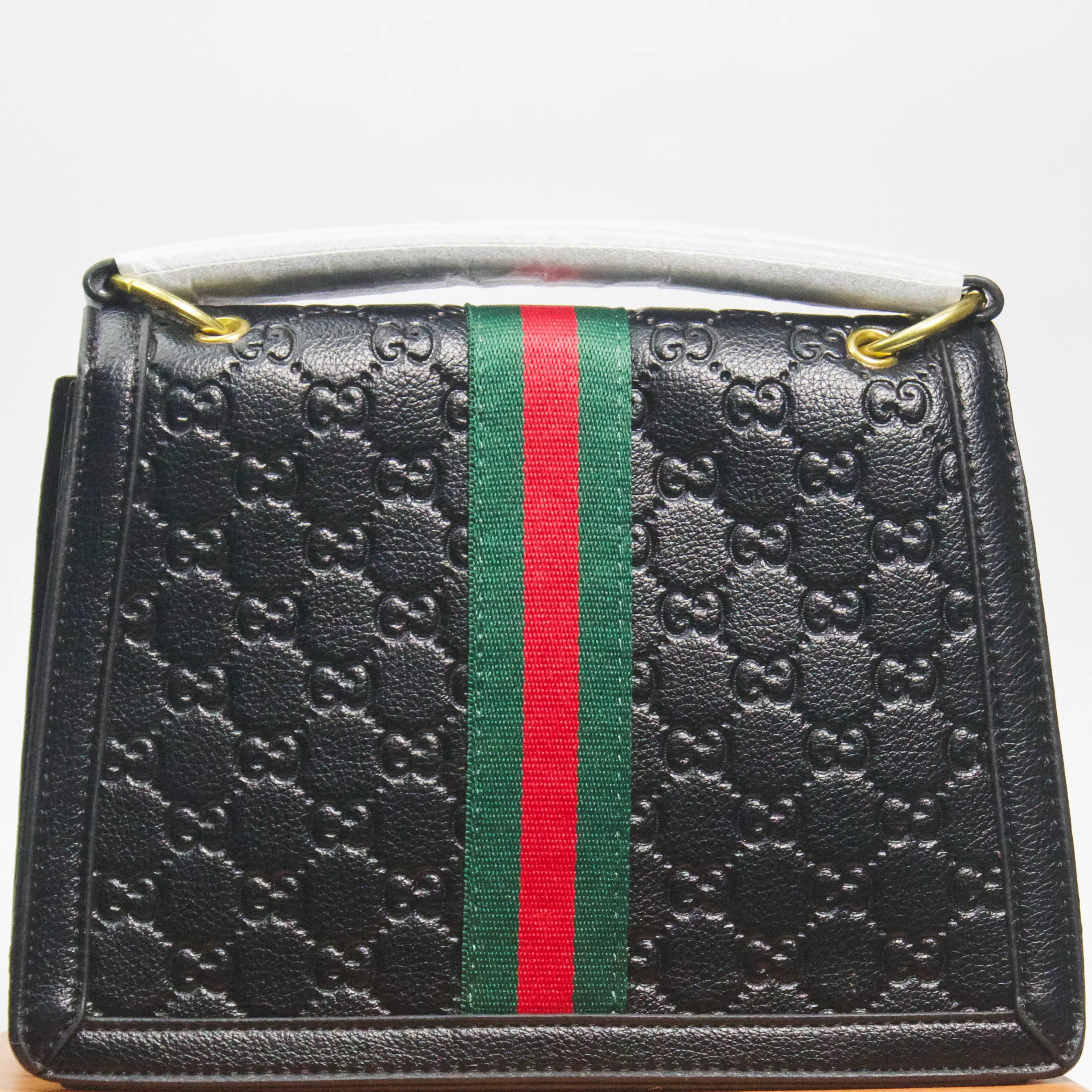 Premium Black Dionysus-Inspired Bag with Bee Clasp