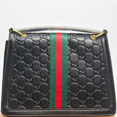 Premium Black Dionysus-Inspired Bag with Bee Clasp