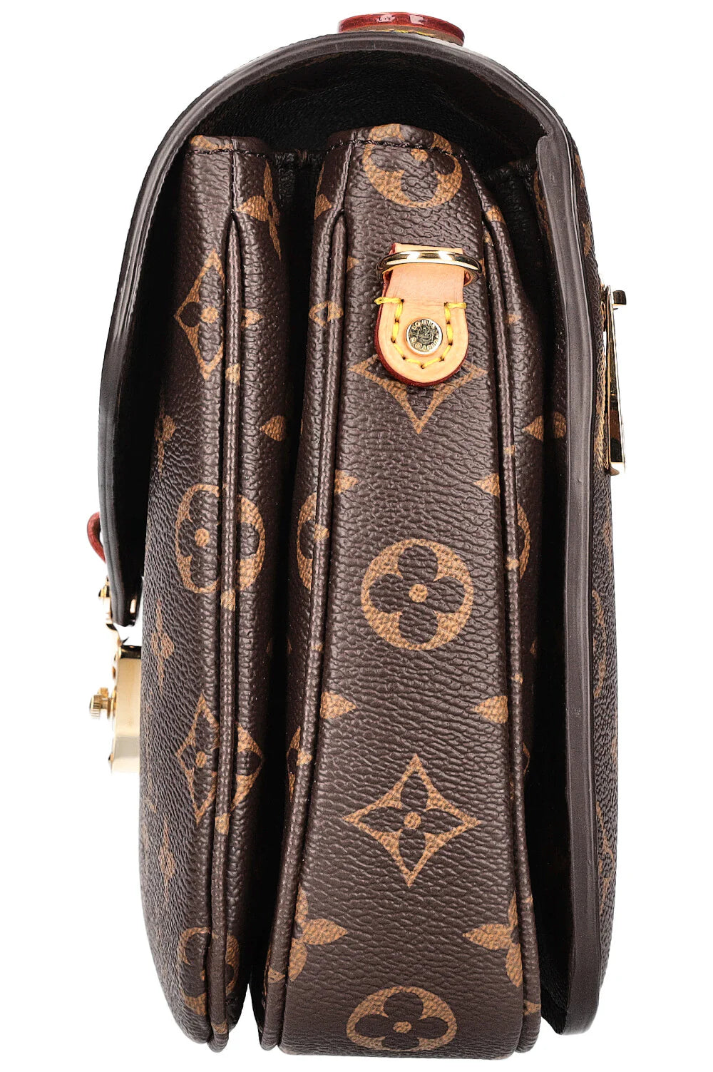 Premium Black Louis Vuitton Monogram-Inspired Crossbody Bag