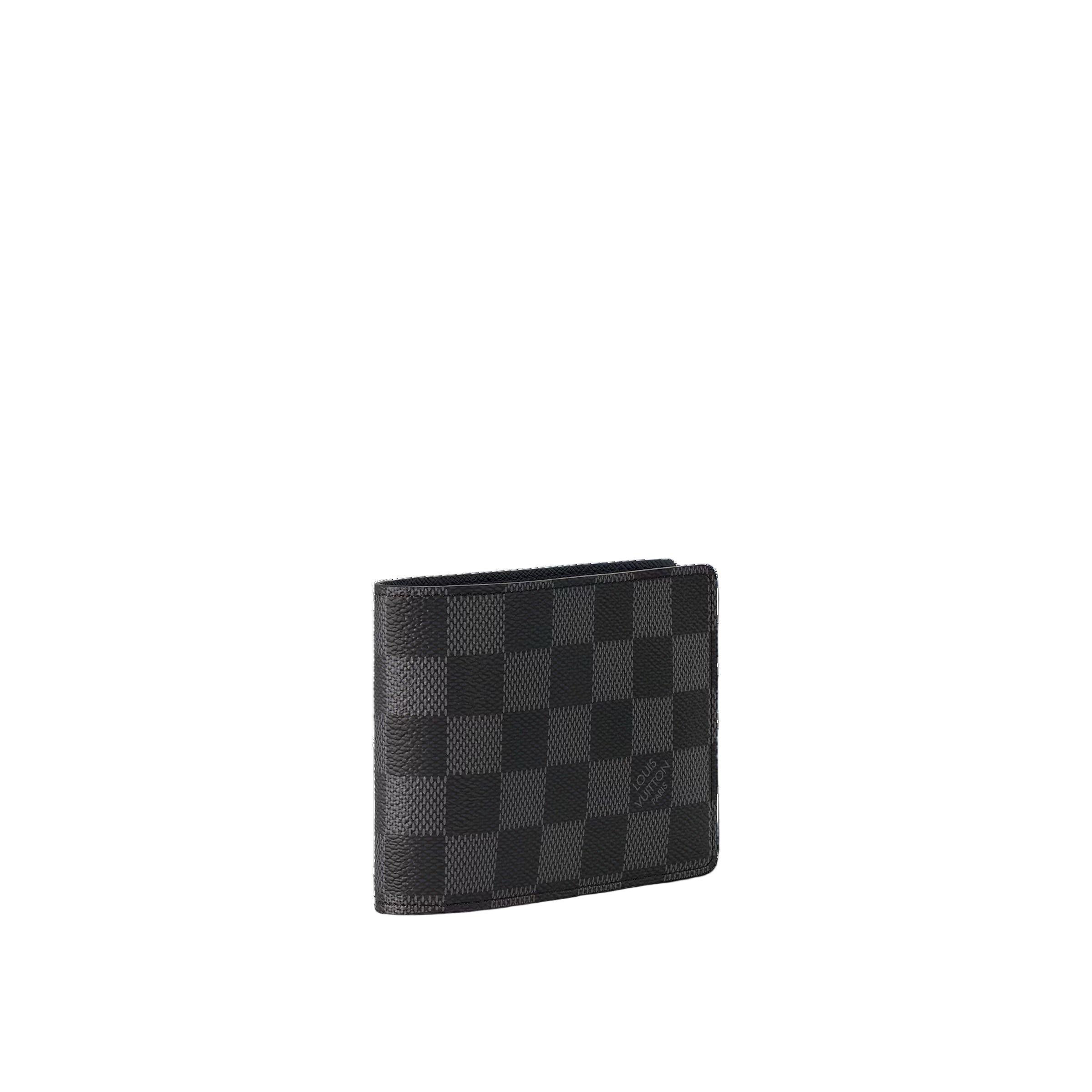 Premium Black Louis Vuitton-Inspired Men’s Wallet