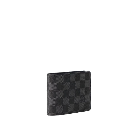 Premium Black Louis Vuitton-Inspired Men’s Wallet